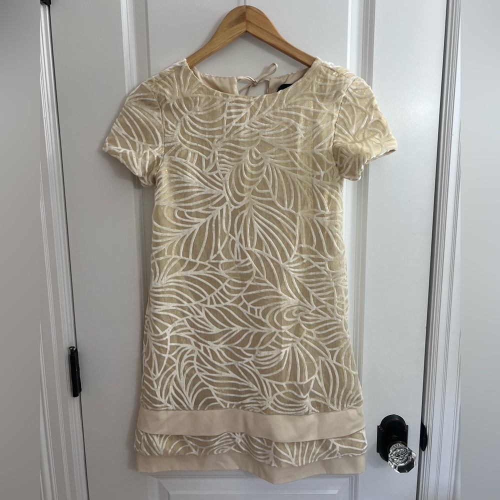 ABS Kids Gold Short Sleeve Dress (Girls 14)